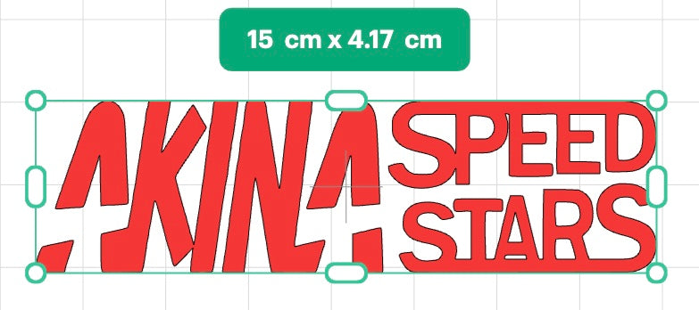 EPP® Custom Vinyl Sticker Die Cut Akina Speed Stars Sticker – JDM Car Decal | Custom Vinyl Cut | Initial D Drift Style