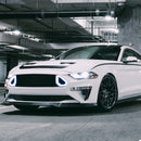 Front Lip 2018-2019 Ford Mustang GT, Rock Style Front Bumper Lip PP - Auto Sports Accessories & Performance