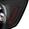 Taillight Lamp 2006-2011 Honda Civic Coupe 2 door Tail Lights (Matte Black Housing/Clear Lens)