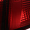 Spec D Taillight 1999-2000 Honda Civic Sedan Tail Lights (Chrome Housing/Red Clear Lens)