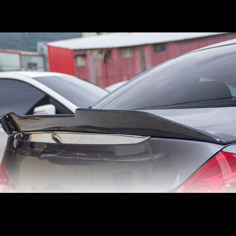 Spoiler 2008-2015 Infiniti G25 G35 G37 Q60 2 DOOR Coupe PSM Style Rear Trunk Spoiler Wing Lip Carbon Fiber Print