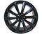 IKON Alloy Wheel RWTES01 18x8.5 5x120 Hub Bore 64.1 / 70.1 Stain Black 18" alloy wheel cone seat