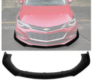 Front Lip fits for 2016-2018 Chevrolet Cruze Front Bumper Lip PP 3PC