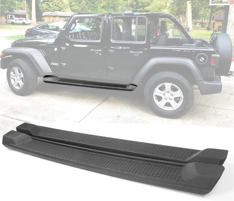 Running Board for 2018-2023 Jeep Wrangler JL 4-Door OE Textured Black Running Boards