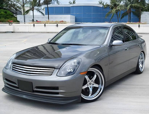 Front Lip 2003-2004 Infiniti G35 Sedan 4Dr Nismo Style Front Bumper Lip Spoiler PU - Auto Sports Accessories & Performance