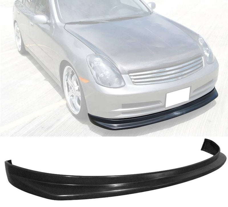 Front Lip 2003-2004 Infiniti G35 Sedan 4Dr Nismo Style Front Bumper Lip Spoiler PU - Auto Sports Accessories & Performance