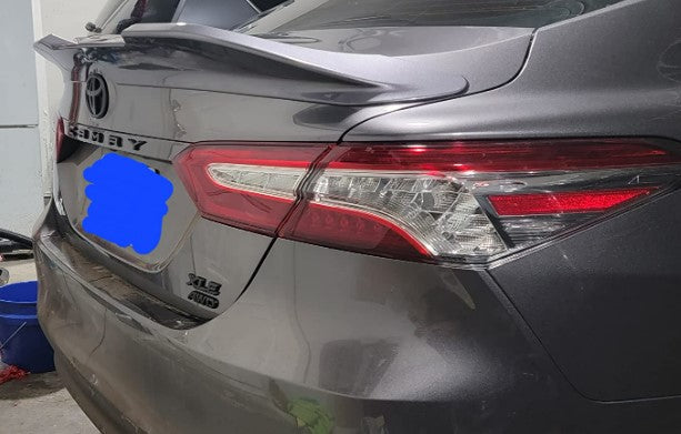 Trunk Spoiler 2018-2023 Toyota Camry Trunk Spoiler T style Gloss Black ABS