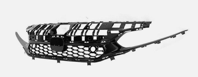 Front Grille 2022-2024 Honda Civic Sedan Type R Style Upper Grille Gloss Black ABS