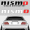 EPP® Custom Windshield/ Bumper Sticker - Nissan Motorsport NISMO Decals Sticker