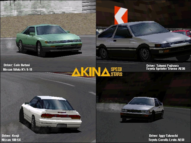EPP® Custom Vinyl Sticker Die Cut (No Background)  Akina Speed Stars Sticker (2) – JDM Car Decal | Custom Vinyl Cut | Initial D Drift Style (Copy)