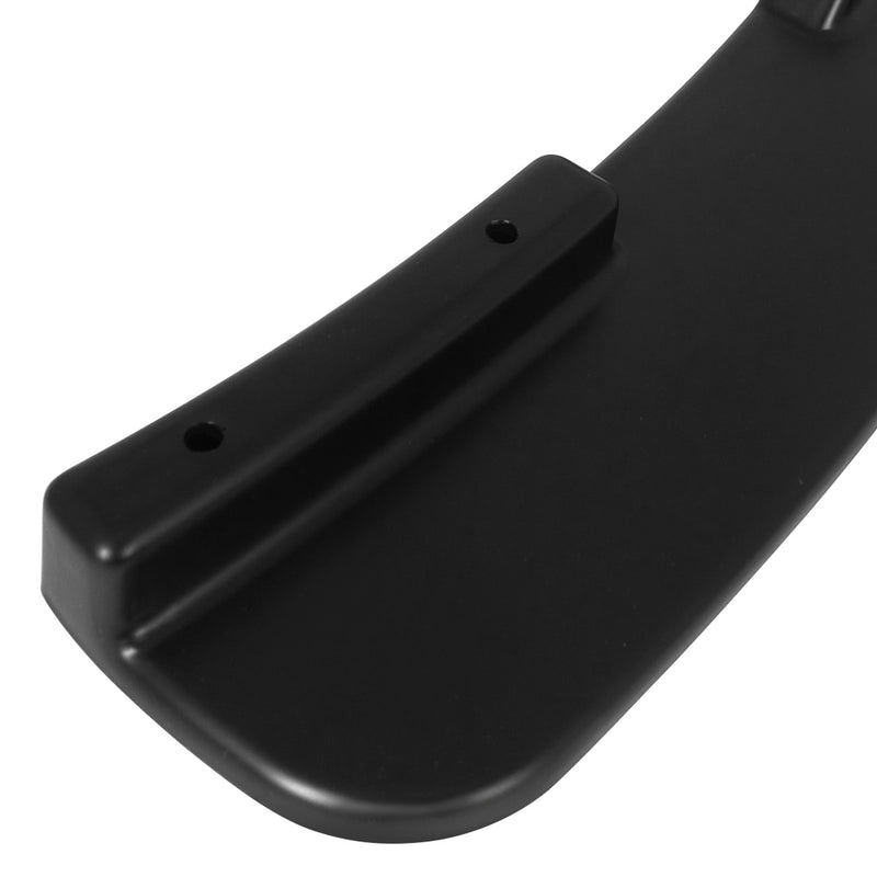 Universal Matte Black Polypropylene Front Bumper Lip Splitters
