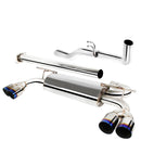 Spec-D Exhaust Catback 2009-2014 Hyundai Genesis Coupe 2.0T Catback Exhaust System w/ Quad Tips - Auto Sports Accessories & Performance