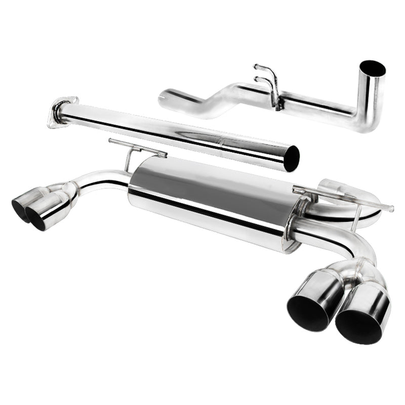 Spec-D Exhaust Catback 2009-2014 Hyundai Genesis Coupe 2.0T Catback Exhaust System w/ Quad Tips