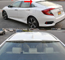 Rear Roof Spoiler Fits 2016-2021 Honda Civic Sedan RS Style Glossy Black PP - Auto Sports Accessories & Performance