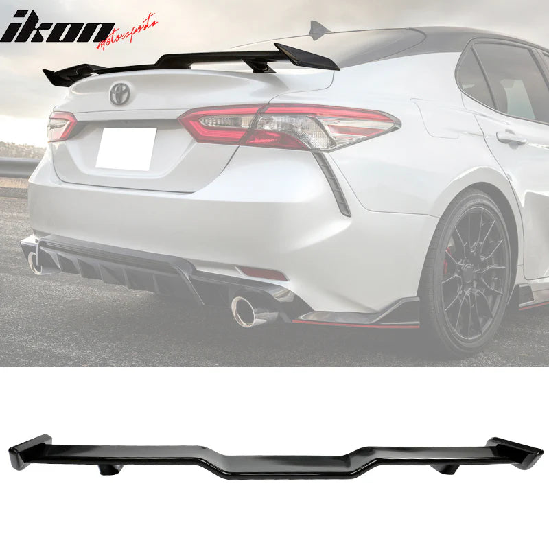 Trunk Spoiler 2018-2023 Toyota Camry Painted Glossy Black  Spoiler TRD Style ABS