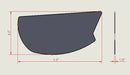 Trunk Spoiler add on 2 PIECES A SET side plate V3 Style Universal GT Trunk Spoiler Side Plate Add On Real Carbon Fiber