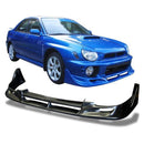 Front Bumper Lip 2002-2003 Subaru Impreza WRX Sti CW style Black Front Bumper Lip PU