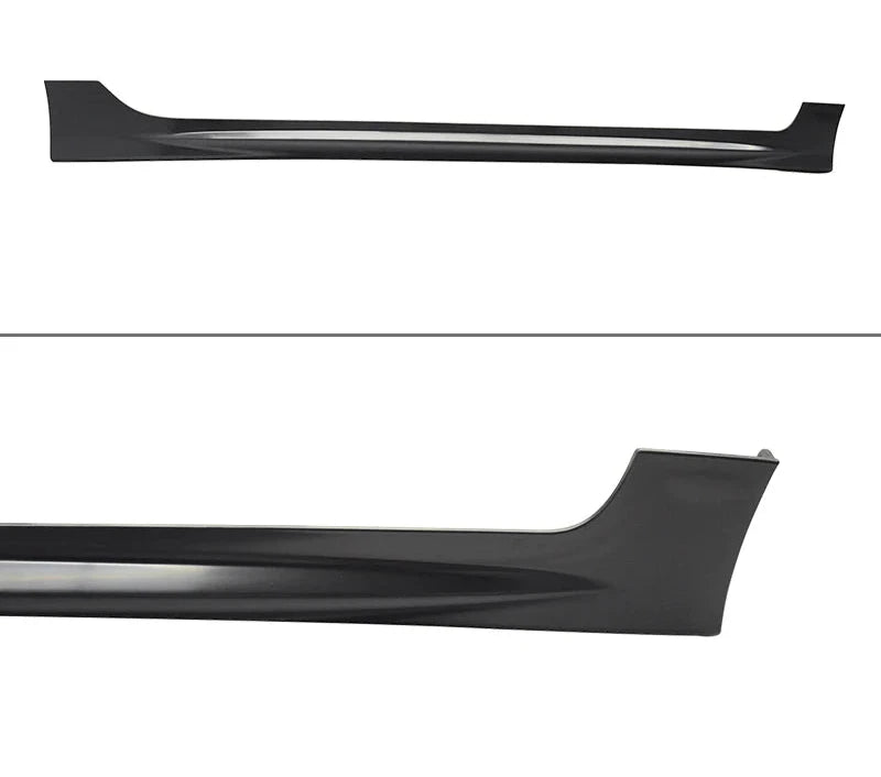 Side Skirt 2006-2011 Honda Civic Sedan Mugen Style Unpainted Side Skirts PP - Auto Sports Accessories & Performance