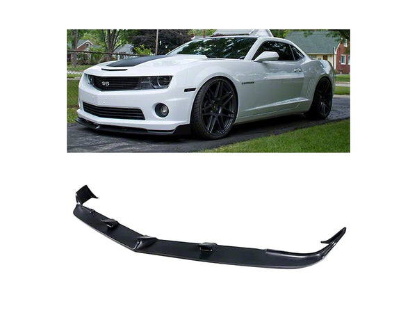 2010-2013 Chevy Camaro V8 SS Street Style Black Front Bumper Lip PU