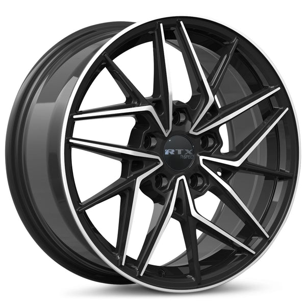 RTX®Alloy Wheels RTX® (R-SPEC)  • RS11 • GLOSS BLACK MACHINED • 19X8.5 5X114.3 ET42 CB73.1 - Auto Sports Accessories & Performance