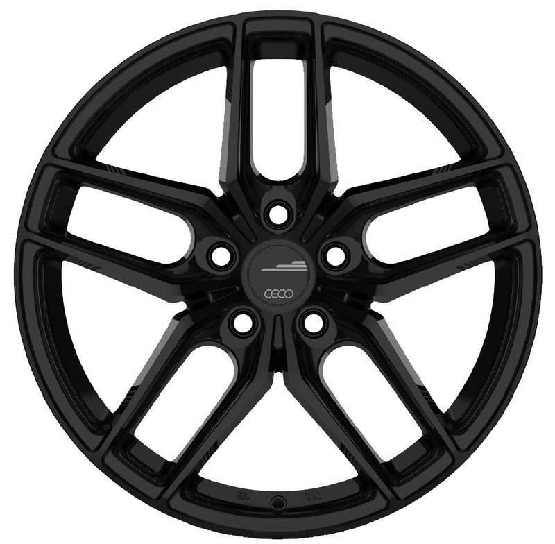 CECO® • C01 • Alloy Wheel GLOSS BLACK • 16X7 5X114.3 ET40 CB67.1 16 inch - Auto Sports Accessories & Performance