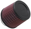 K&N Filter AIR Filter 3in (inlet) Flange ID 6in Base OD 5.125in Top OD 5in Height