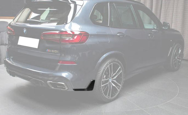 Rear Lip for 2019-2023 BMW G05 MP Style Gloss Black Rear Bumper Lip Aprons ABS