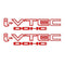 EPP® Custom Vinyl Sticker Die Cut I-VTEC DOHC 9" (2-Pack) Vinyl Decal Vtec Sticker fits Honda Civic Si Type R RSX - Auto Sports Accessories & Performance