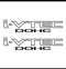 EPP® Custom Vinyl Sticker Die Cut I-VTEC DOHC 9" (2-Pack) Vinyl Decal Vtec Sticker fits Honda Civic Si Type R RSX - Auto Sports Accessories & Performance