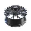 WIC Wheels LT Style 19 x8, 5x114.3  Hub Bore 60.1 Offset +35 Glossy Black / Hyper Black - Auto Sports Accessories & Performance