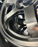 bR 18" Alloy Wheel Replica 18x8 5x114.3 +35 TE37 Style Matt Black / Bronze