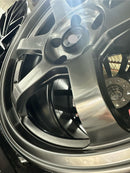 bR 17" Alloy Wheel Replica 17x7.5 5x114.3 +35 TE37 Style Matt Black / Bronze