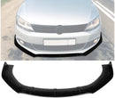 Front Lip fits for 2011-2021 Volkswagen Jetta Front Bumper Spoiler PP 3PCS Style