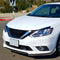 Front Lip compatiable with 2016-2019 Nissan Sentra Glossy Black Polypropylene 3PC Bumper Lip