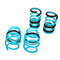 Godspeed Lower Spring fits 2011-2020 Toyota Sienna Front Wheel Drive  (Lower: Front: 3.1" Rear: 2.2" )
