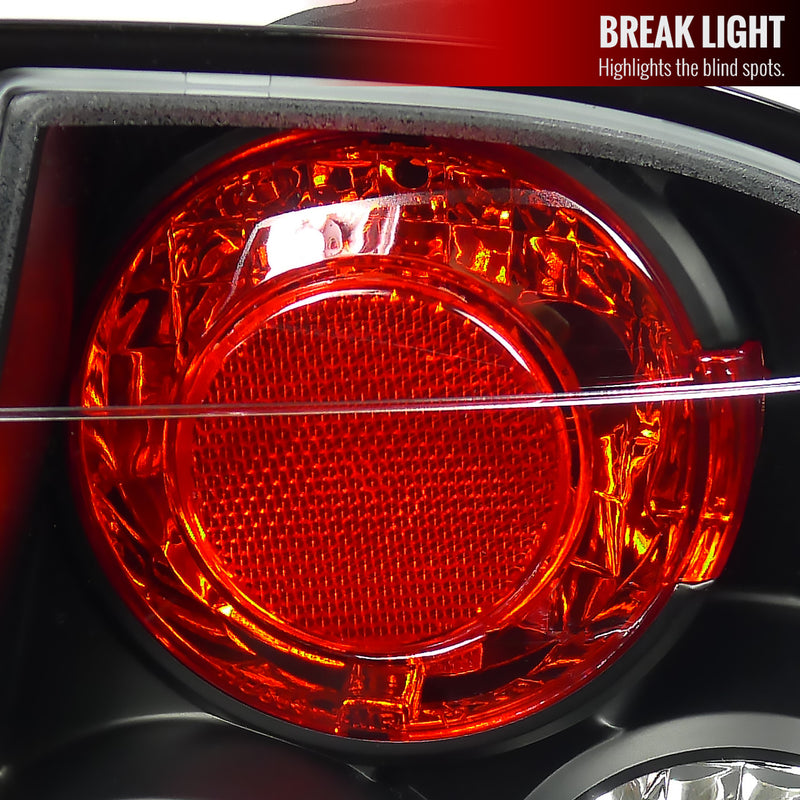 Taillight Lamp 2006-2011 Honda Civic Sedan Altezza Tail Lights (Matte Black Housing/Clear Lens) - Auto Sports Accessories & Performance