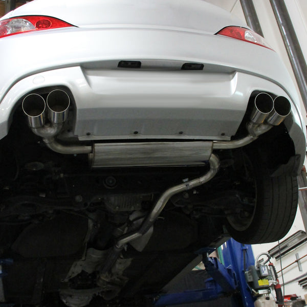 Spec-D Exhaust Catback 2009-2014 Hyundai Genesis Coupe 2.0T Catback Exhaust System w/ Quad Tips