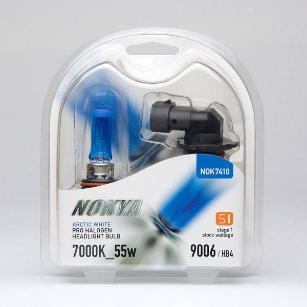 Nokya Arctic White 9006/HB4 Light Bulbs 7000K 55W (Stage 1)