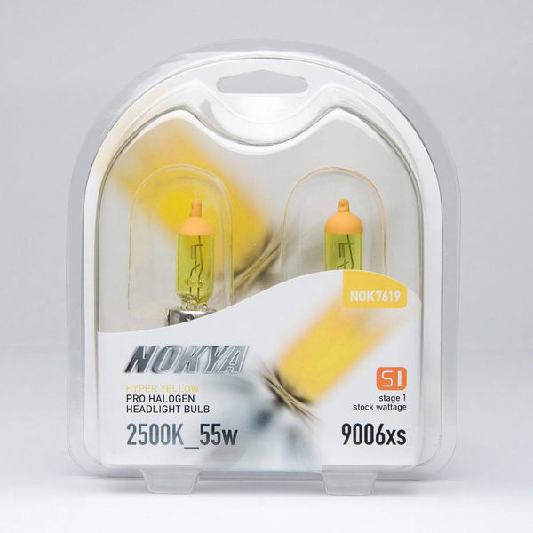 Nokya Hyper Yellow 9006xs Light Bulbs 2500K 55W (Stage 1)