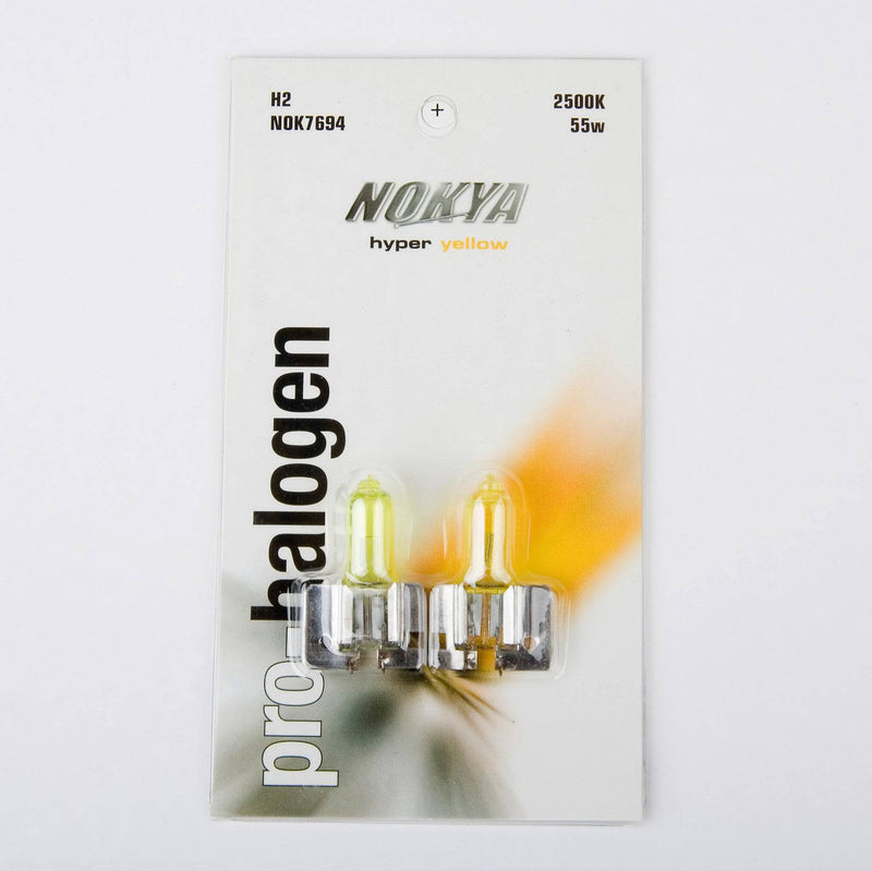 Nokya Hyper Yellow H2 Light Bulbs 2500K 55W (Stage 1)