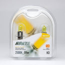 Nokya Hyper Yellow H3 Light Bulbs 2500K 55W (Stage 1) - Auto Sports Accessories & Performance