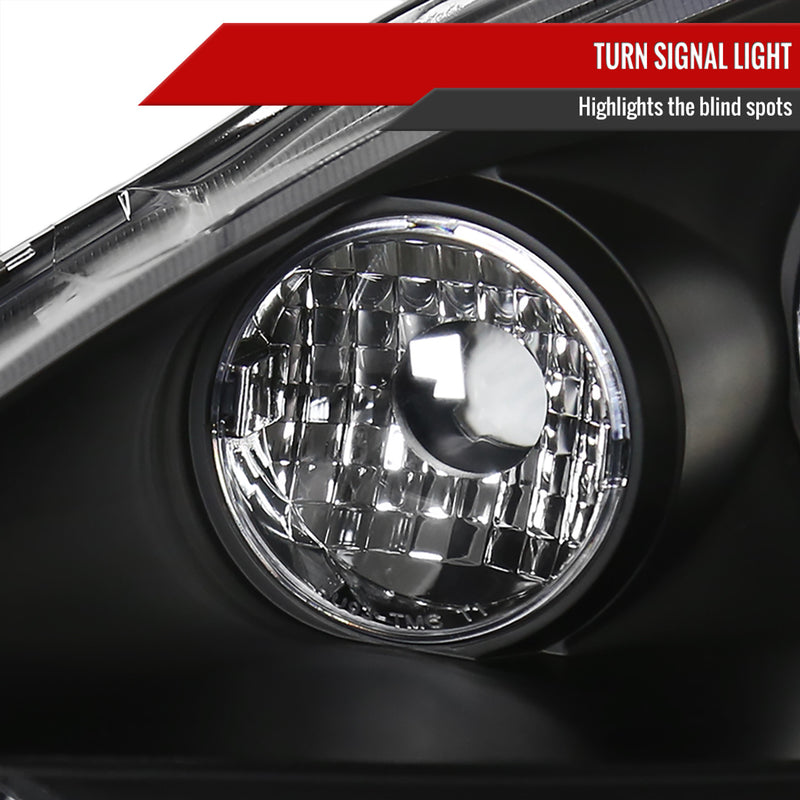 Headlight Set for 2002-2004 Acura RSX Dual Halo Projector Headlights