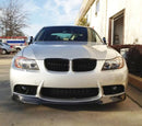 Front Lip 2008-2013 BMW E92 E90 E93 M3 Series 4Dr 2Dr V Style Front Bumper Lip - Auto Sports Accessories & Performance