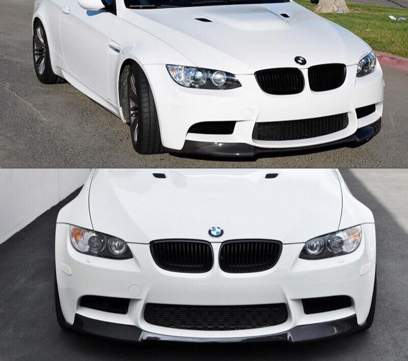 Front Lip 2008-2013 BMW E92 E90 E93 M3 Series 4Dr 2Dr V Style Front Bumper Lip - Auto Sports Accessories & Performance