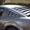 Spec D Side Window Louvers #WLUQ-MST05A 2005-2014 Ford Mustang Visor Style Unpainted Window Scoop Acrylic