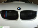 Grille 2007-2009 BMW 3 Series Coupe E92 E93 Kidney Grill Grille Glossy Black with M colour/ Pair