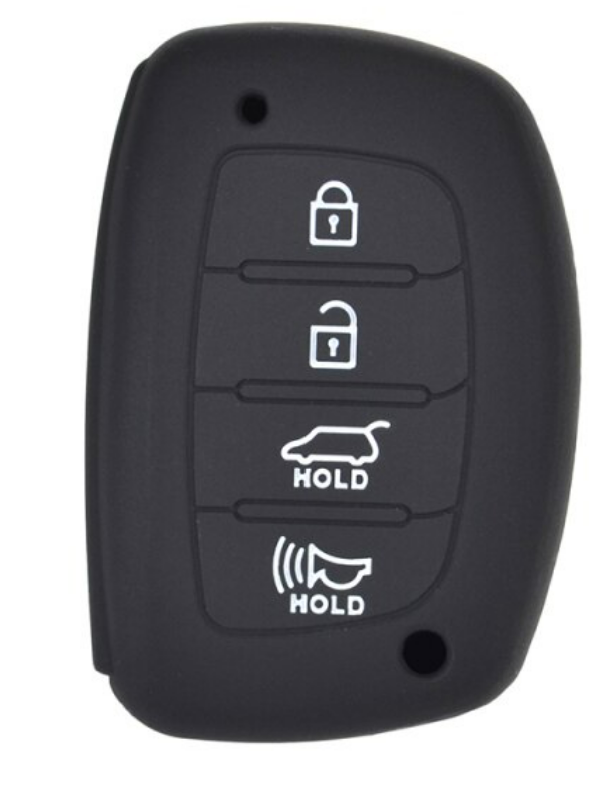 Hyundai Remote Key Case Holder 4 button Silicone Rubber Cover Key Protector for Hyundai Elantra Sonata Tucson