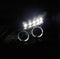 Headlight Light Kit 2003-2007 Honda Accord Dual Halo Projector Headlights (Black Housing/Clear Lens)