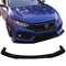 📈Front Lip 2017-2021 Honda Civic Hatchback Sport Model GT style Unpainted Front Lip (PU)