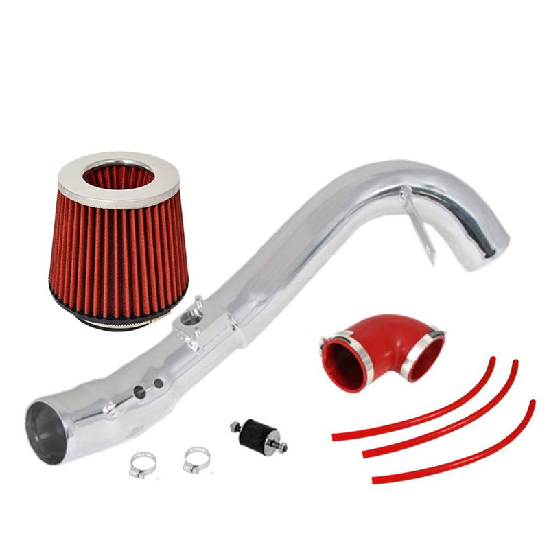 Cold Air Intake Kit + Filter Combo RED Compatible For 06-11 Honda Civic Si 2.0L I4